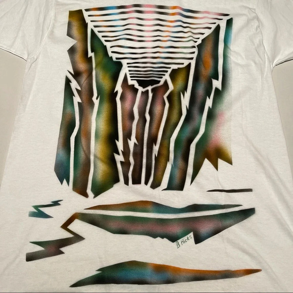 Abstract Vintage Style shirt colorful and retro - Picture 2 of 11